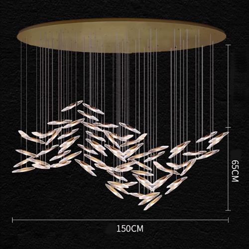 Big Oval Chandelier