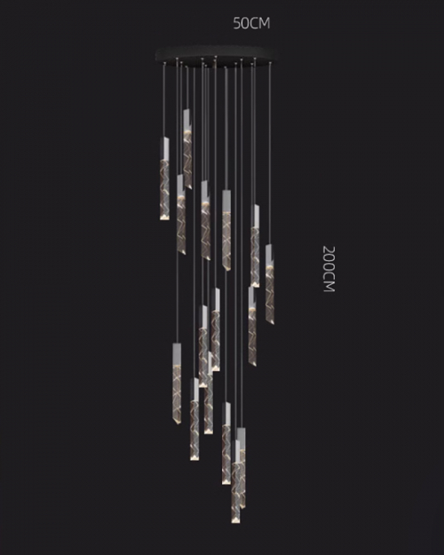 Carn Black Chandelier