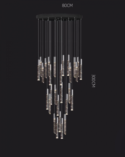 Carn Black Chandelier