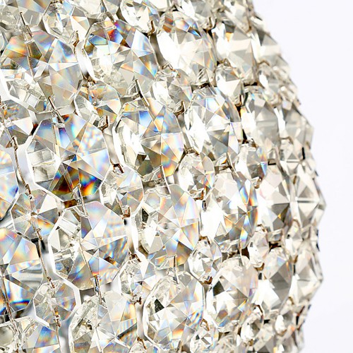 Chrome Crystal Chandelier 2