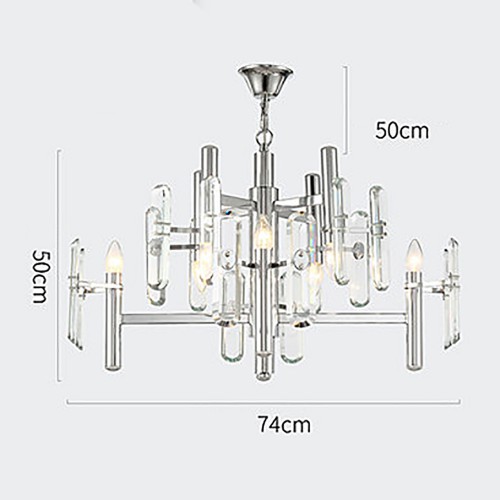 Chrome Eco Chandelier 3