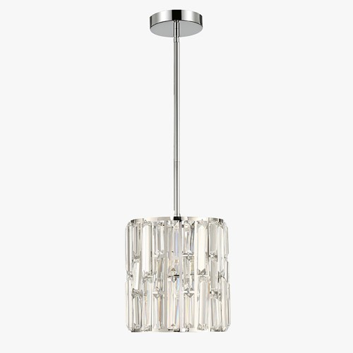 Chrome Pendant Crystal 2