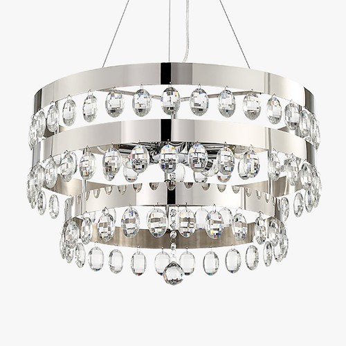 Chrome Pick Chandelier