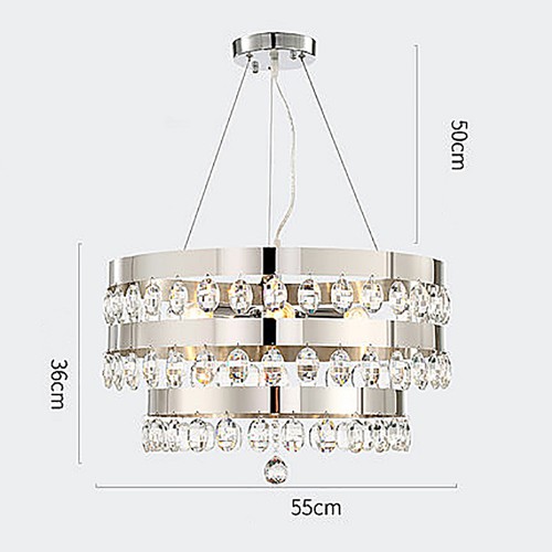 Chrome Pick Chandelier
