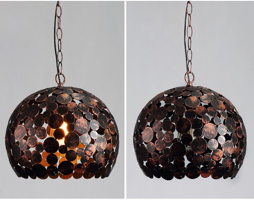 Copper/White Pendant