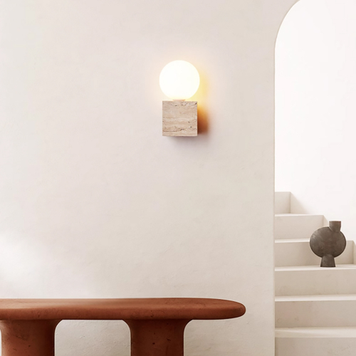 Cube Travertine Wall