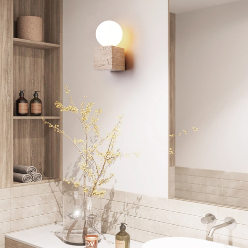 Cube Travertine Wall