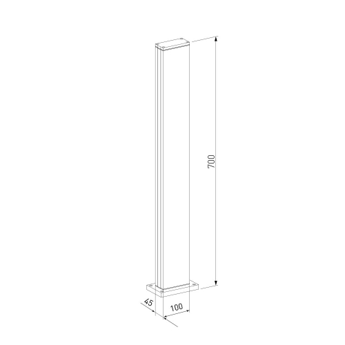 Elektrostandard 1538 TECHNO LED черный