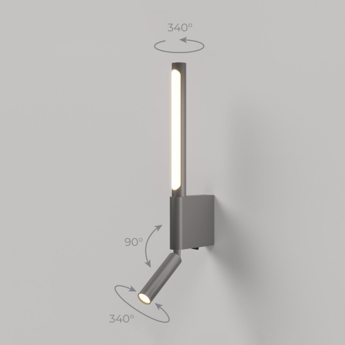 Elektrostandard 40111/LED графит