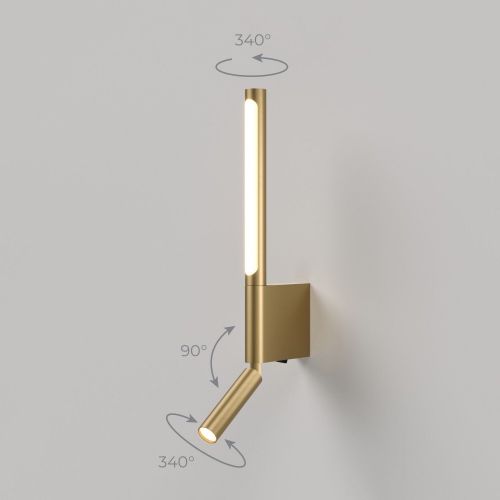 Elektrostandard 40111/LED латунь