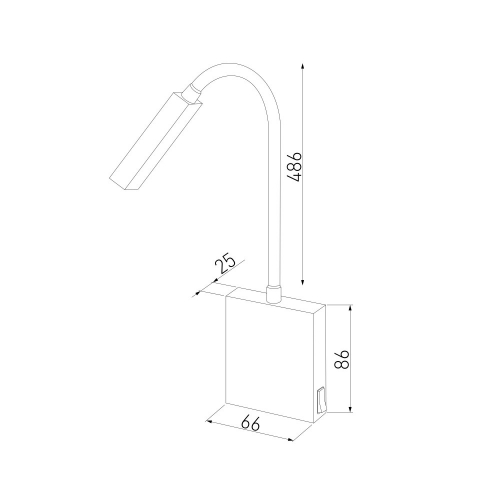 Elektrostandard 40118/LED черный