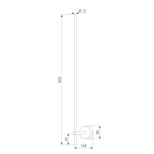 Elektrostandard 40132/LED латунь