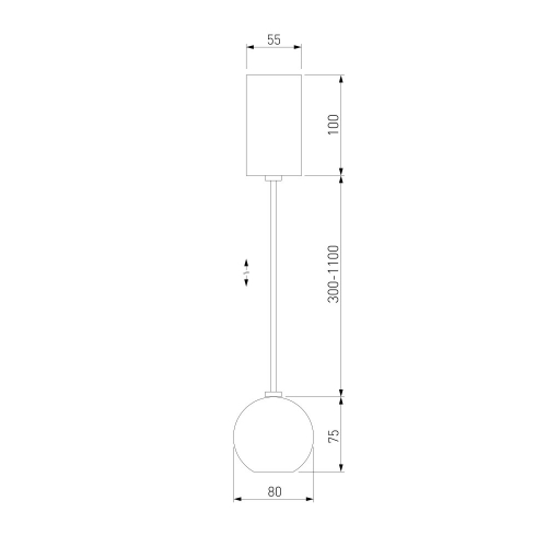 Elektrostandard 50215/1 LED хром