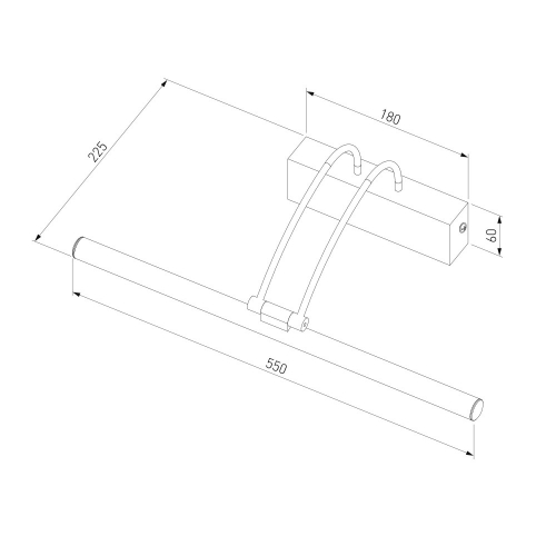 Elektrostandard MRL LED 10W 1011 IP20 никель