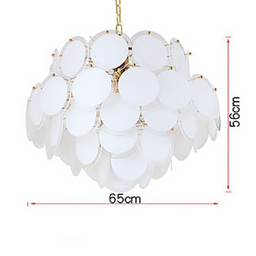 Fashion Gold Glass Chandelier 2