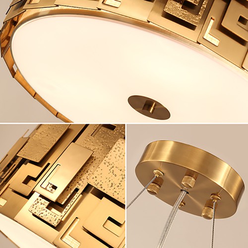 Gold Armor Chandelier 2