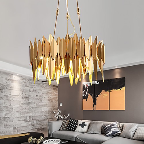 Gold Eagle Chandelier