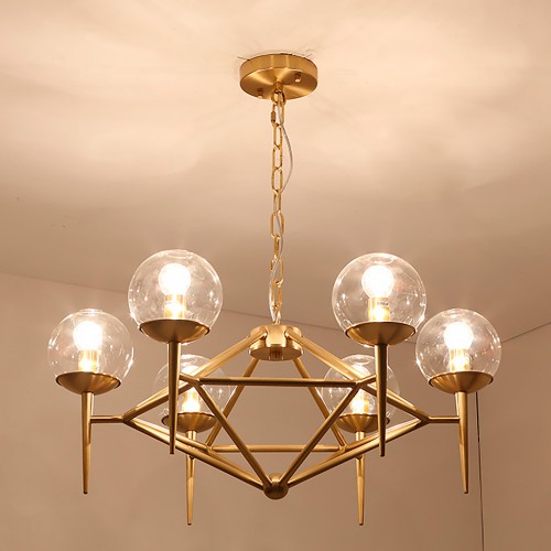 Gold Sea Line Chandelier