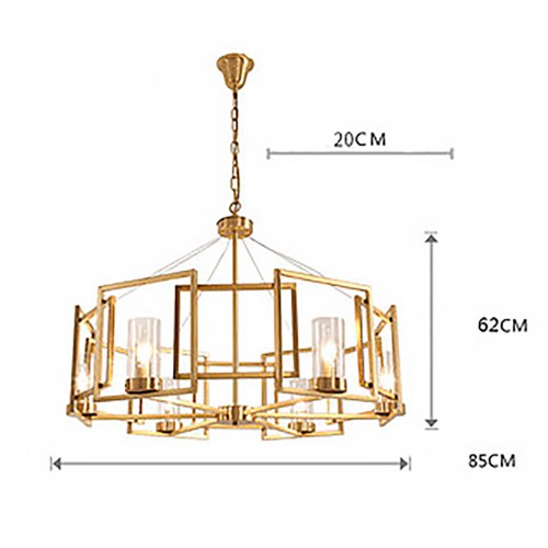 Gold Sea Round Chandelier