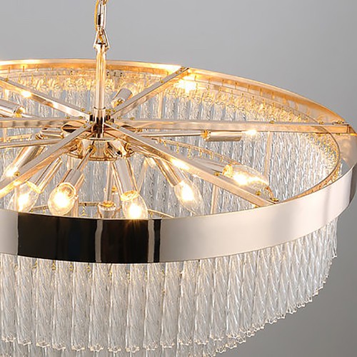 Kebo Pink Gold Chandelier