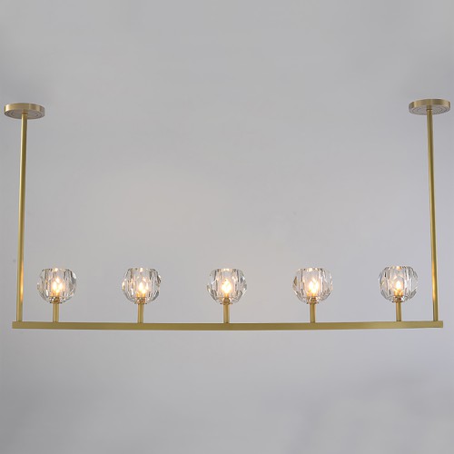 Дизайнерский светильник Lampadario Brass Line Chandelier 2