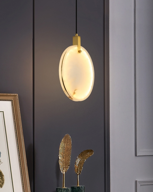 Модный светильник Lux Marble Brass