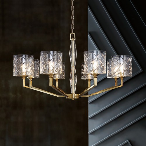 Дизайнерский светильник Luxury Modern Brass Chandelier 3
