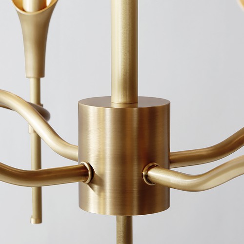 Luxury Modern Brass Chandelier