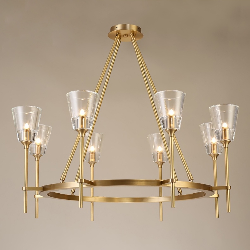 Mall Brass Round