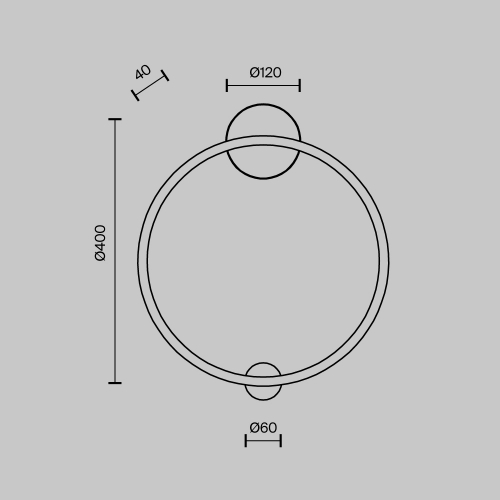 Maytoni MOD005WL-L24BSK