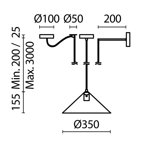 Maytoni MOD167PL-01W