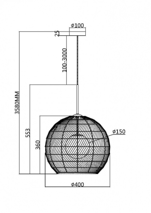 Maytoni MOD204PL-01B