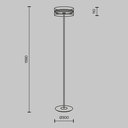 Maytoni MOD348FL-L24BBS3K