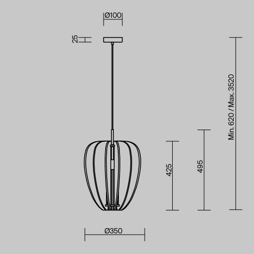 Maytoni MOD398PL-01GR