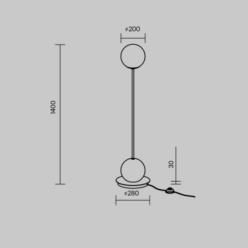 Maytoni MOD427FL-L20B3K