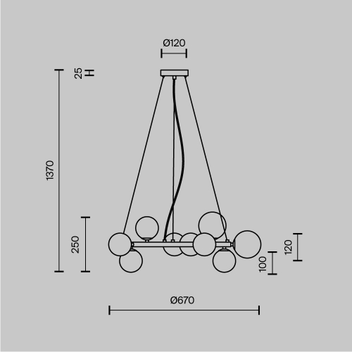 Maytoni MOD545PL-11B