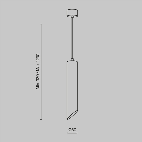 Maytoni P044PL-01-30GU10-W