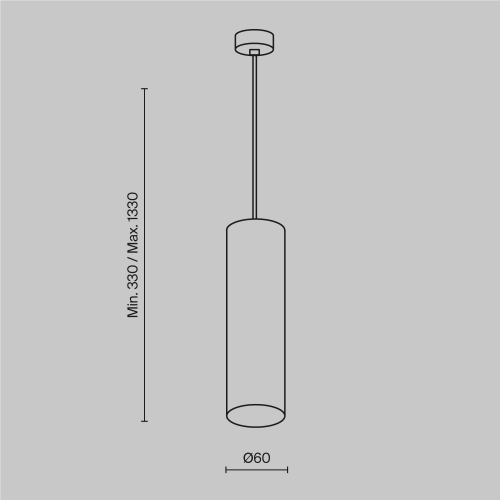 Maytoni P075PL-01B