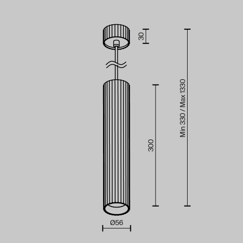 Maytoni P106PL-01-GU10-BS