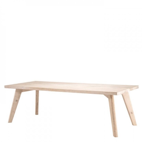 Обеденный стол дизайнерский Biot 240 X 100 Cm Bleached Oak 114851
