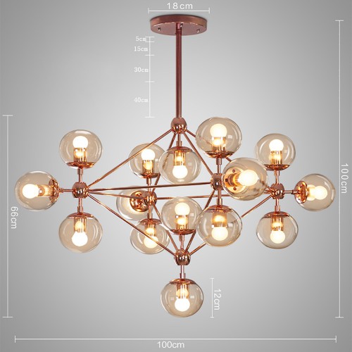 Modo Chandelier Copper