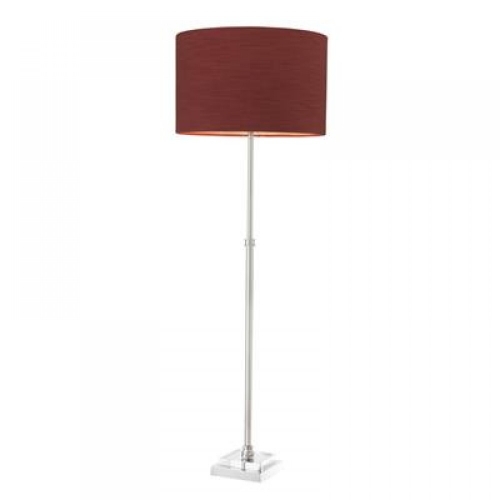 Лампа настольная Table Lamp Emmanuel Nickel Finish Incl Coral Shade 111519