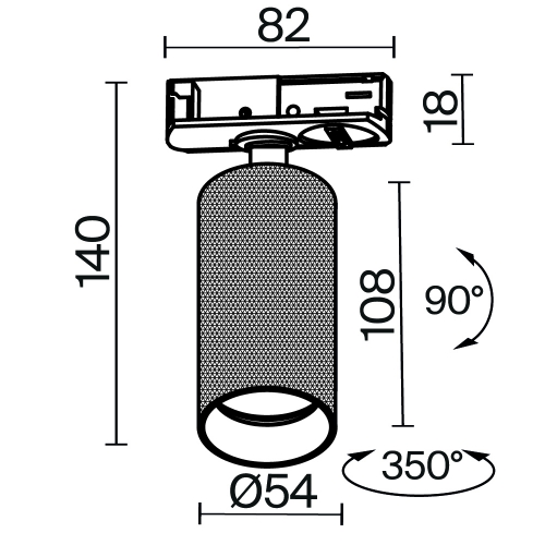 Technical TR089-1-GU10-BB