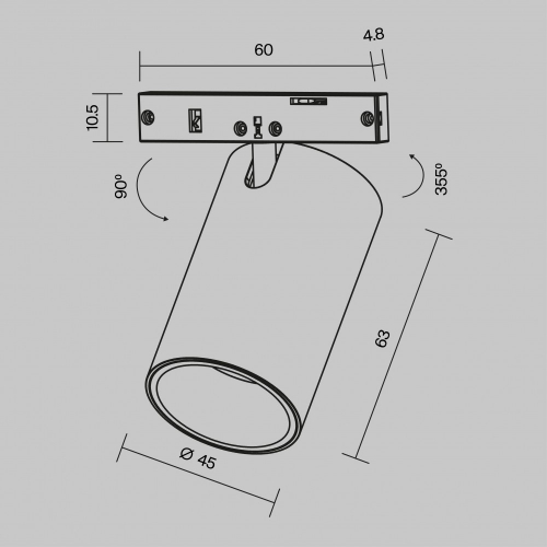Technical TR187-1-9W2.7K-M-BW