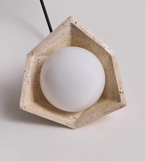 Travertine Pendant 14