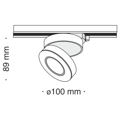 Трековый светильник Technical TR006-1-12W3K-B